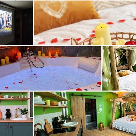 La Jungle Insolite, Spa, Ecran Cinema, Lit A Baldaquin King Size, Day Use, 10 Min Centre Amiens Luaran gambar